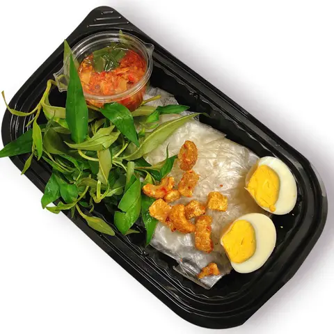 Hình ảnh Bánh Tráng Chấm Tóp Mỡ Đặt Biệt