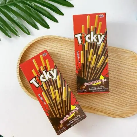 Hình ảnh 1 Hộp Bánh Que Ticky Socola-18g