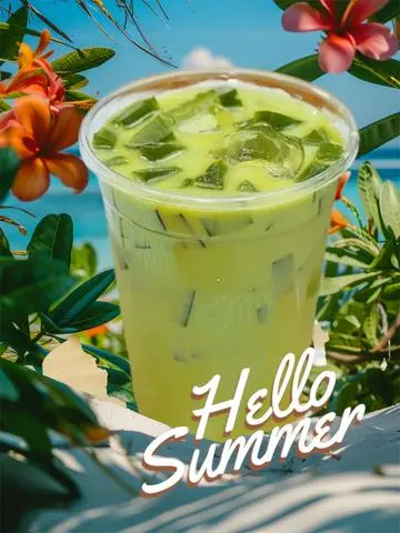 Hình ảnh Trà sữa matcha 500ml