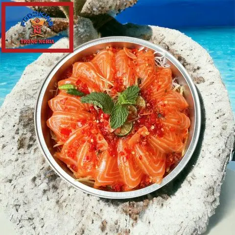 Hình ảnh Cá hồi nauy sốt thái 230gr(15-16pcs)