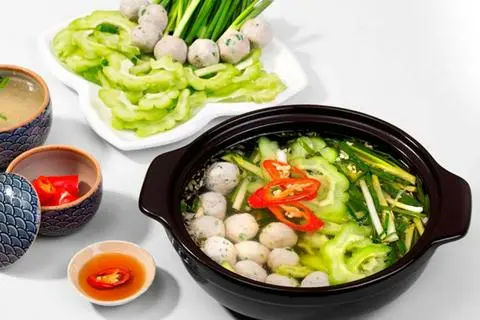 Hình ảnh Canh Khổ qua SIÊU MỌC