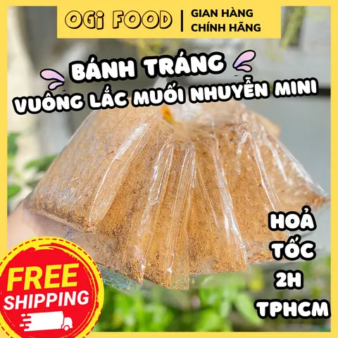 Hình ảnh Bánh Tráng Lắc Muối Nhuyễn Mini Siêu Cay 