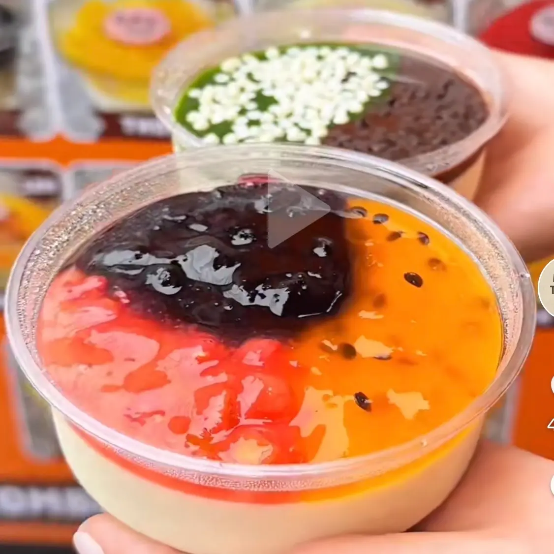Hình ảnh Panna Cotta Hũ Lớn mix 3 vị