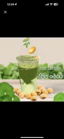 Hình ảnh Rau má sữa đậu nành