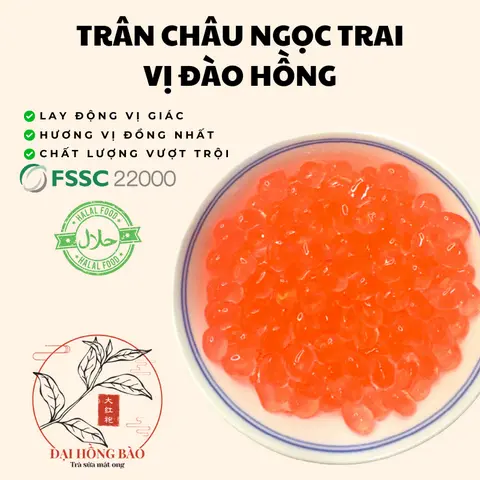 Hình ảnh Trân châu ngọc trai vị Đào hồng