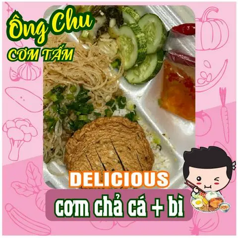 Hình ảnh Cơm bì chả cá 