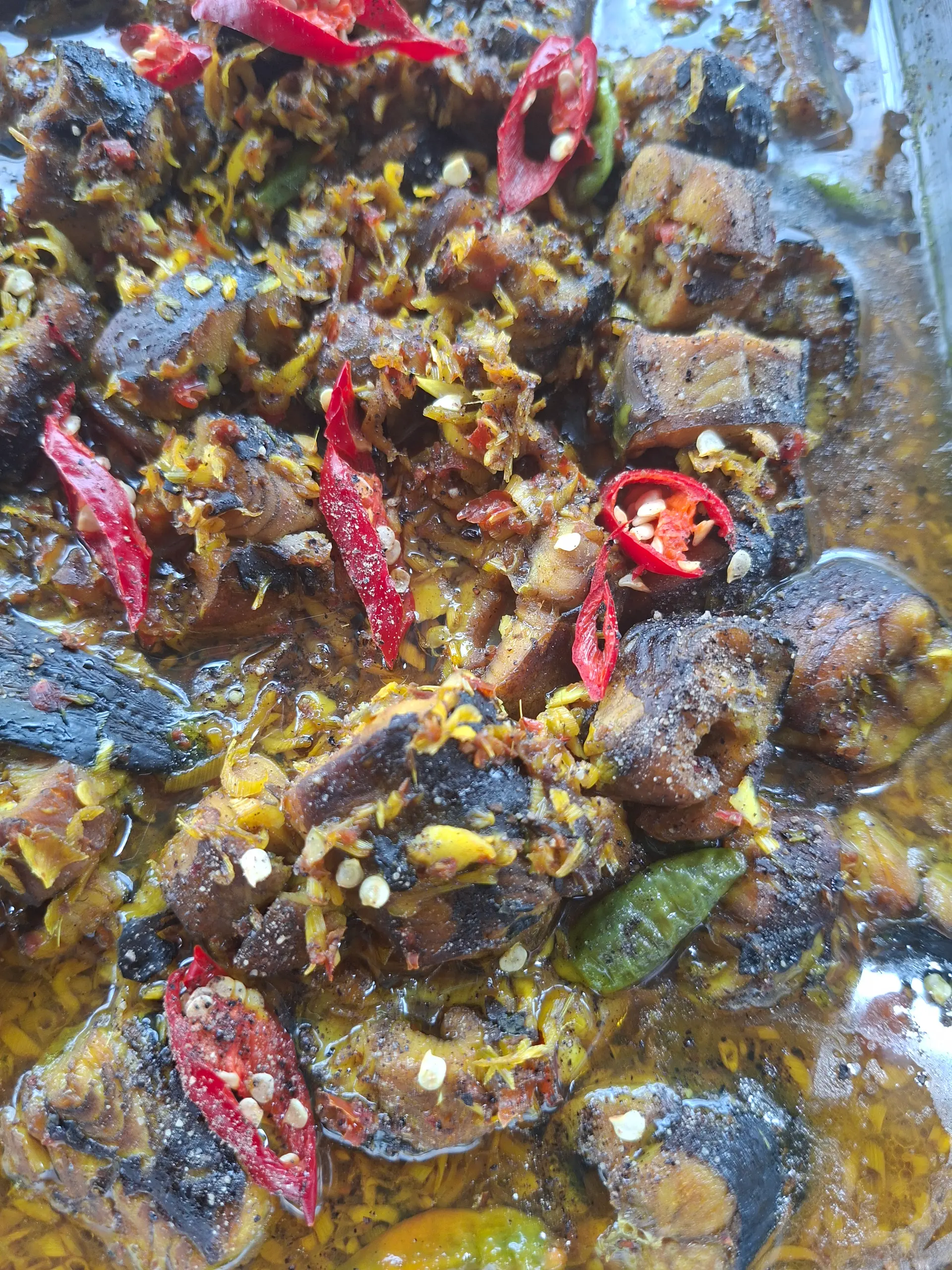 Hình ảnh lươn kho nghệ