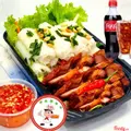 Hình ảnh Bánh Hỏi Xá Xíu +Trà Tắc