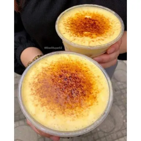 Hình ảnh Ô long lài sữa kem trứng nướng