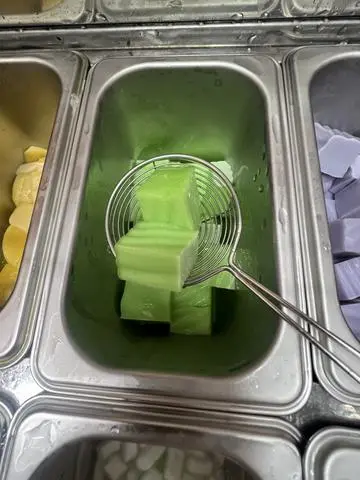 Hình ảnh pudding dưa lưới