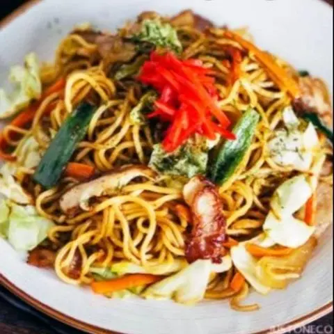 Hình ảnh Seafood Yaki Ramen (Mì Sợi Trứng Xào Hải Sản)