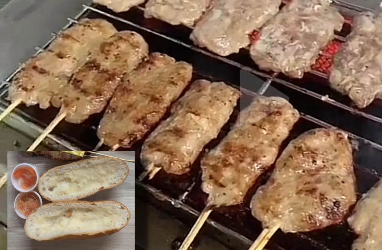 Hình ảnh Combo 2 Bò Nướng Thái Lan + 1 Bánh Mì Nướng Bơ