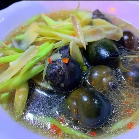 Hình ảnh Ốc Bươu Hấp Tiêu Xanh 
