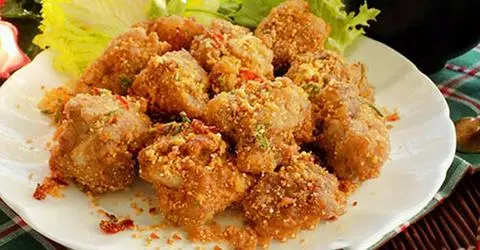 Hình ảnh Cơm Chiên Sườn rang muối