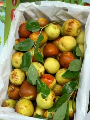 Hình ảnh HỒNG TÁO TRÒN (1,5kg - sp bán nguyên hộp có túi quà tặng ) 