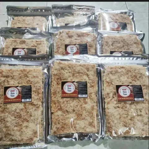 Hình ảnh cơm cháy chà bông miếng to