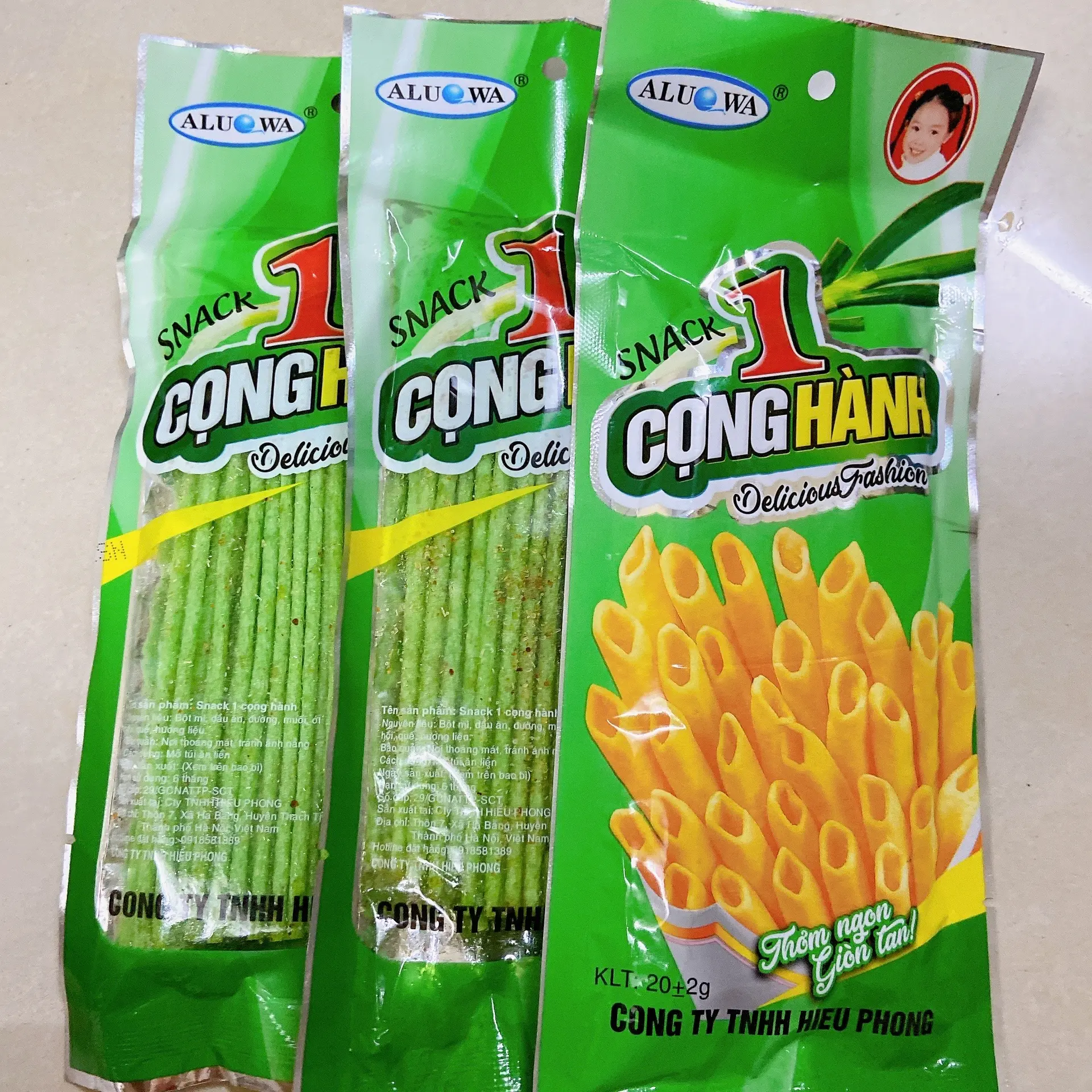 Hình ảnh 2 Gói Snack Cọng Hành- gói 22g