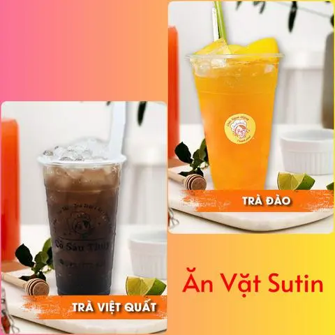 Hình ảnh Combo 2 Ly Trà Trái Cây (Việt Quất - Đào)
