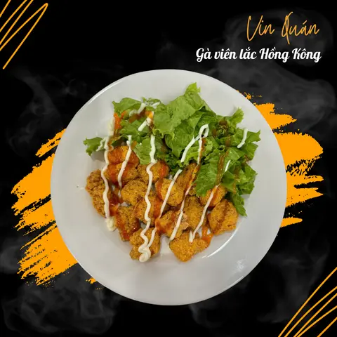 Hình ảnh Gà viên lắc Hồng Kông