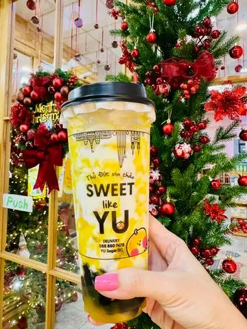 Hình ảnh Sữa chuối trân châu đường đen 