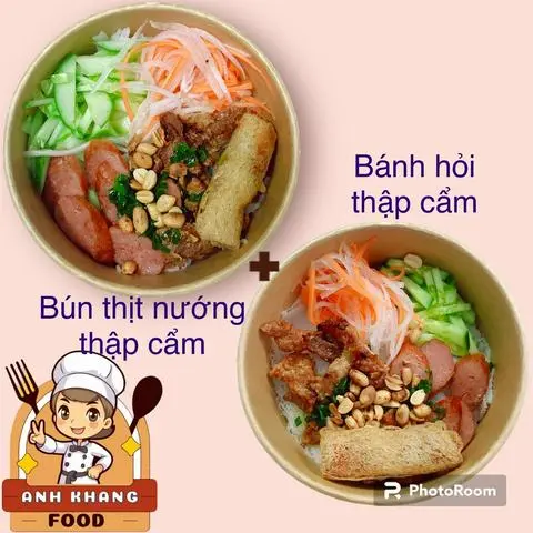 Hình ảnh 1 x BÚN THỊT NƯỚNG THẬP CẨM, 1 x BÁNH HỎI THẬP CẨM