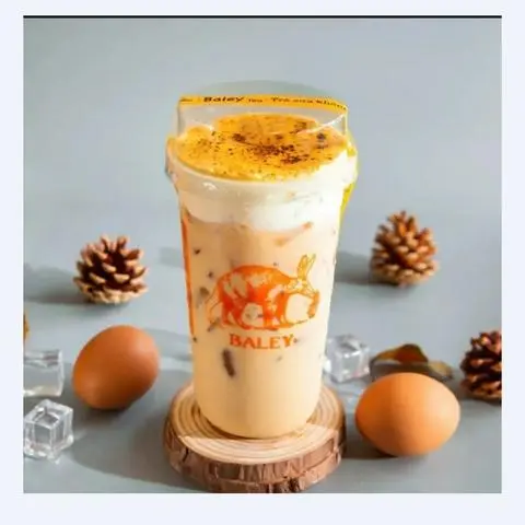 Hình ảnh Trà Sữa Kem Trứng Nướng 