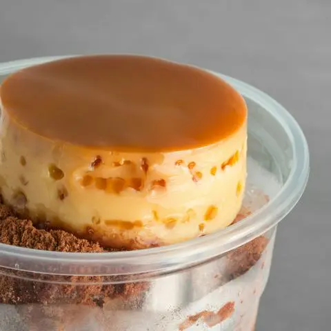 Hình ảnh Milo dầm bánh flan