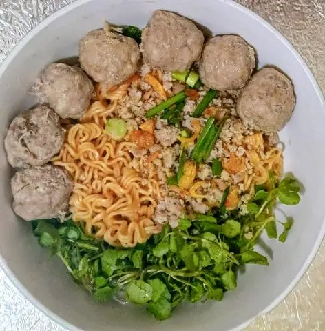 Hình ảnh Mì gói : 7v bò viên + thịt bằm