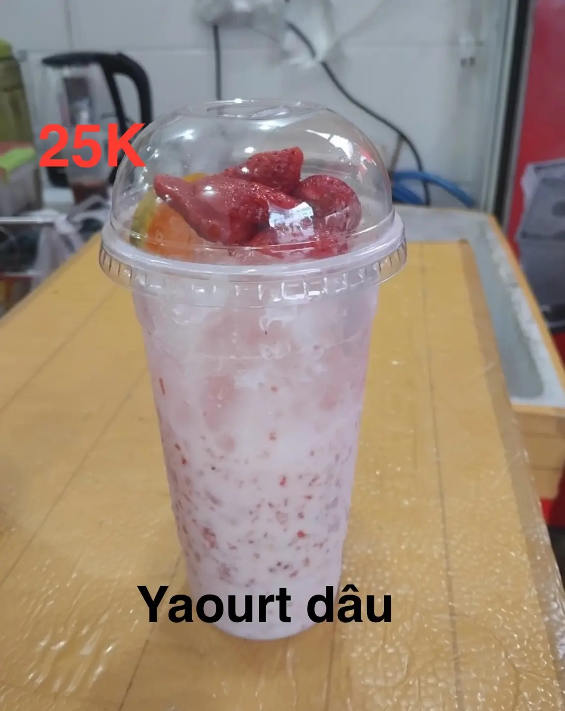 Hình ảnh Yaourt dâu tây