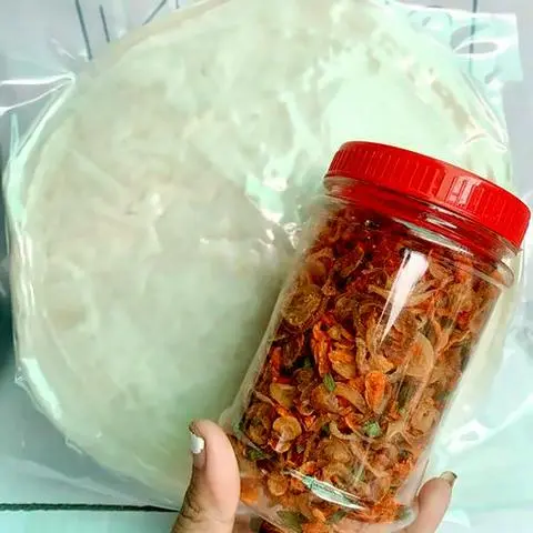 Hình ảnh Combo bánh tráng ruốc hành phi