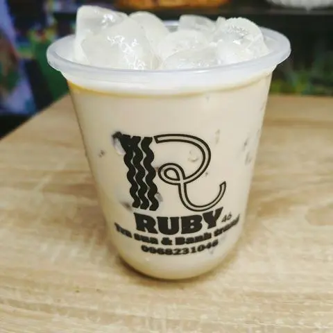 Hình ảnh Trà sữa Ruby  (Đậm trà thơm vị) ko kèm topping 