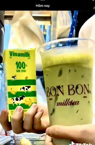 Hình ảnh Matcha sữa chuối