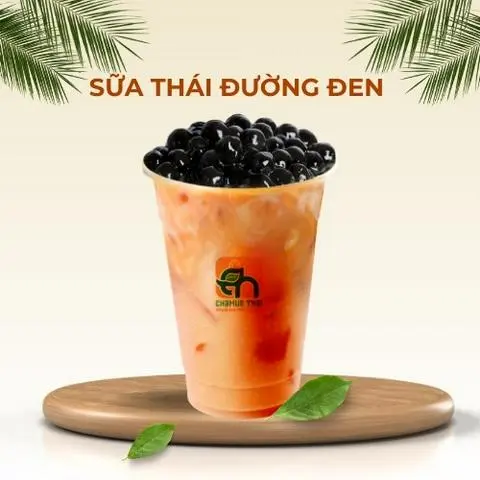 Hình ảnh Trà sữa Thái đỏ đường đen