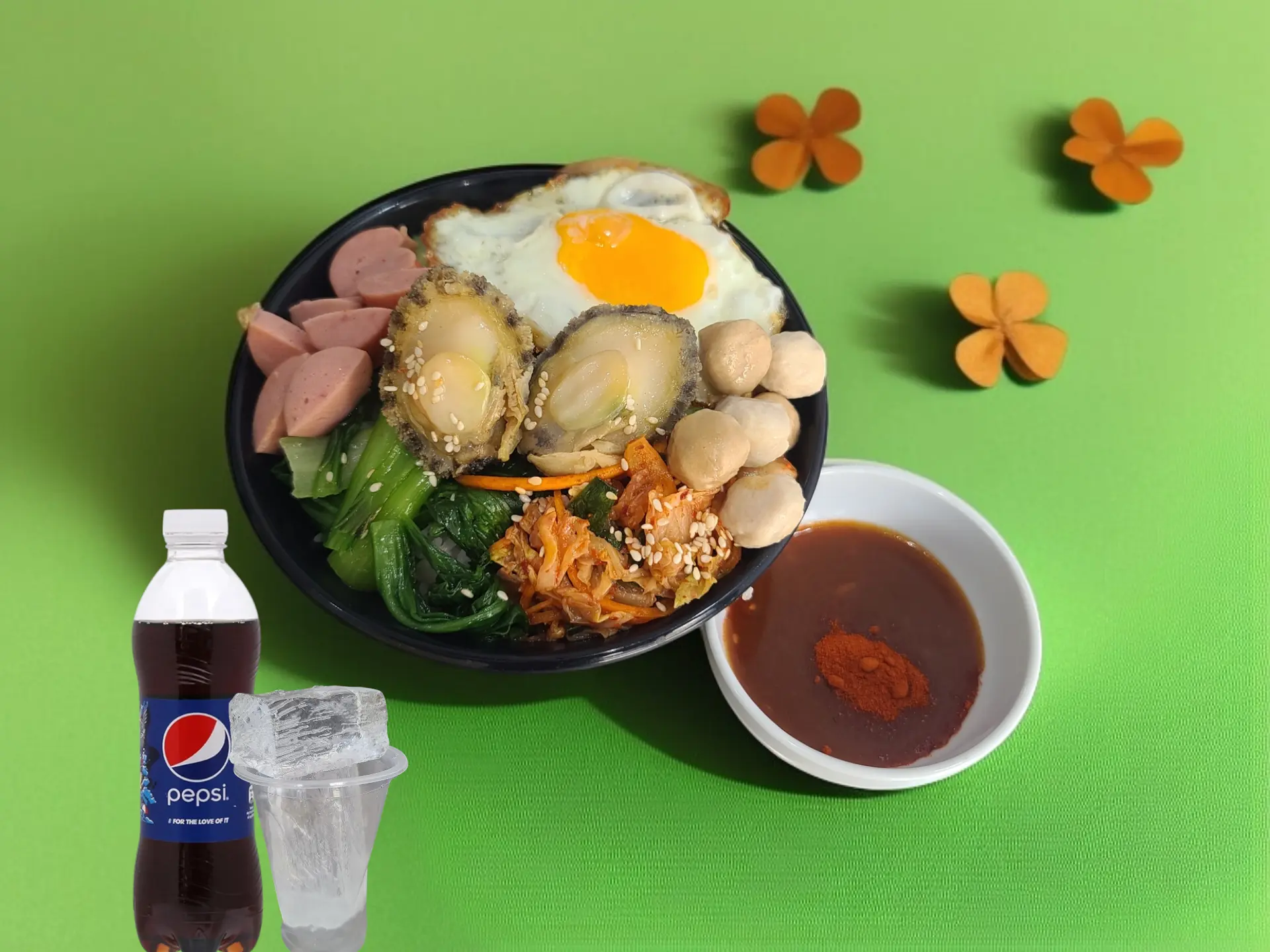 Hình ảnh Cơm trộn bào ngư đặc biệt kim chi
