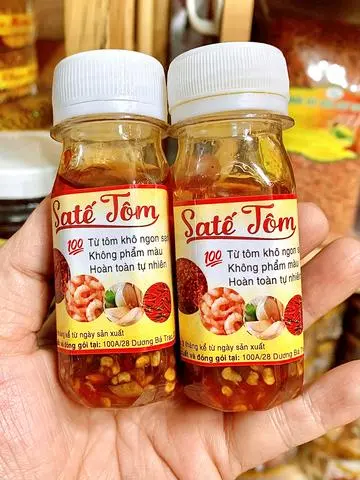 Hình ảnh SATE TÔM CHAI NHỎ 50-70Gr