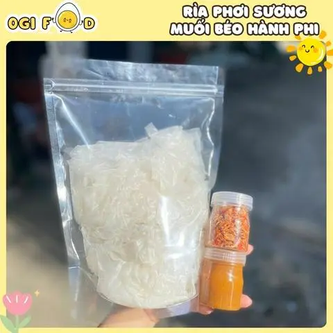 Hình ảnh Combo Rìa Phơi Sương Muối Béo Hành Phi