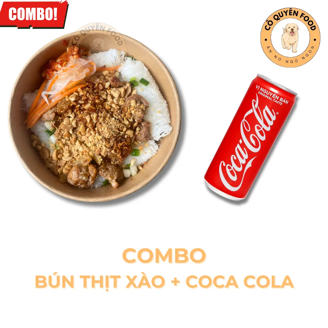 Hình ảnh COMBO BÚN THỊT XÀO COCACOLA