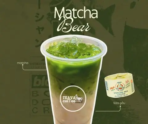 Hình ảnh Matcha Sữa Gấu 700ml