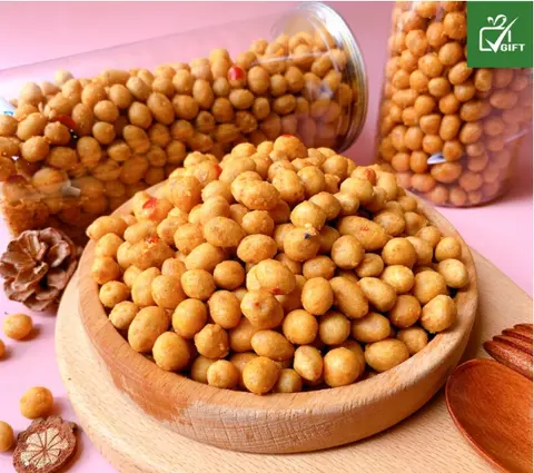 Hình ảnh Đậu phộng da cá tỏi ớt (500 Gram)