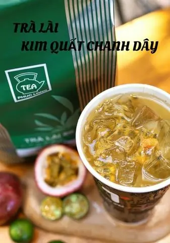Hình ảnh Trà kim quất chanh dây size L 700ml - 1 ly