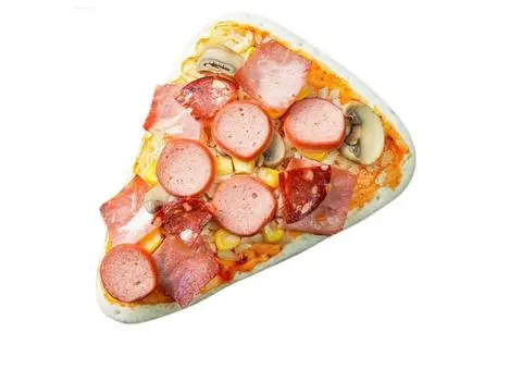 Hình ảnh Pizza tam giác - Xúc xích