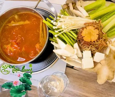 Hình ảnh lẩu kim chi 