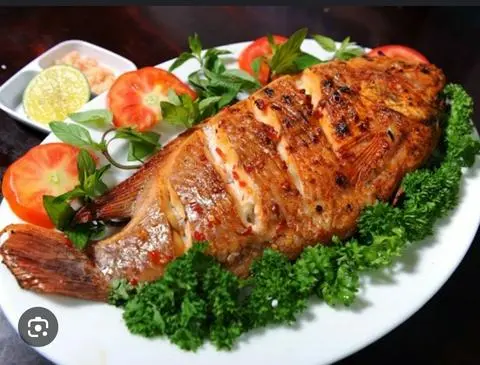 Hình ảnh Cá điêu hồng nướng muối ớt