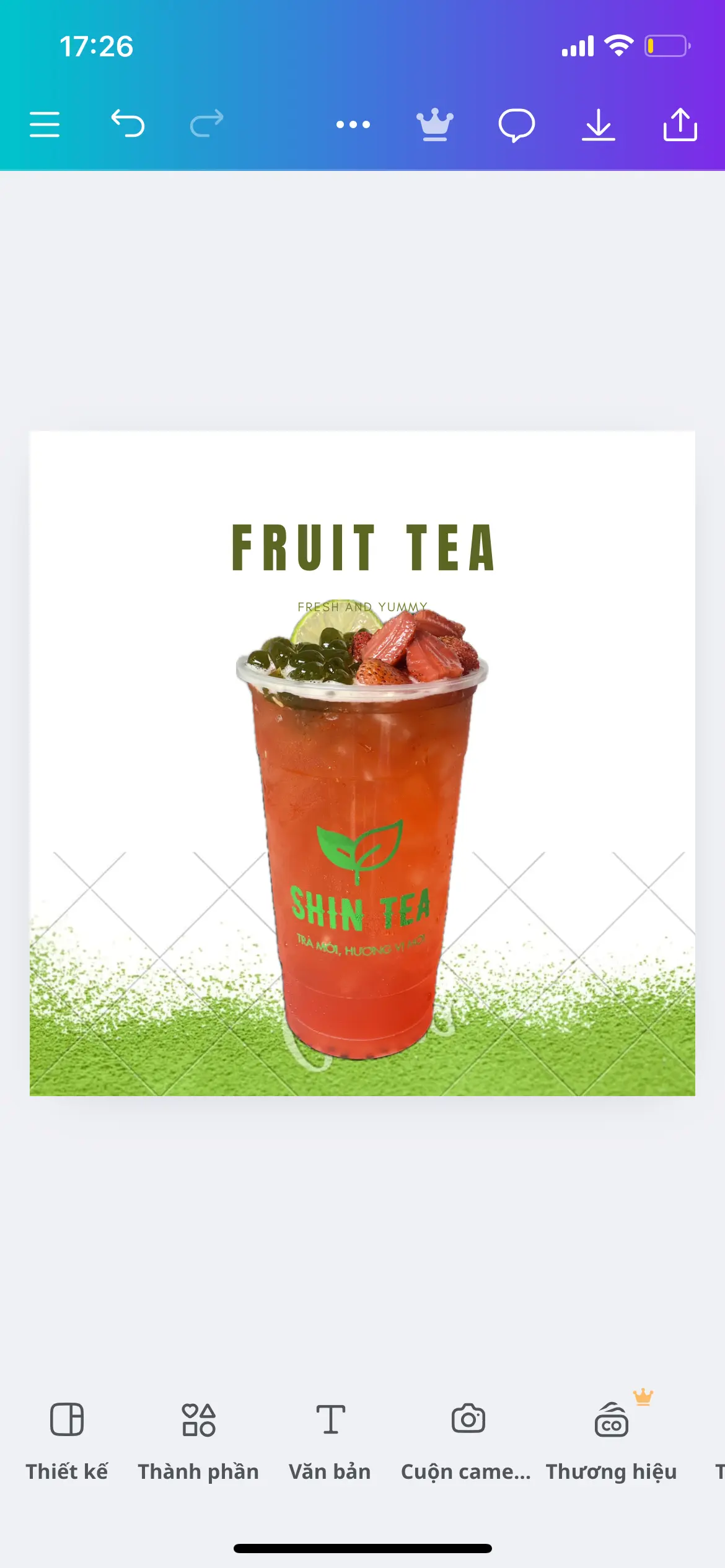 Hình ảnh Trà Dâu 