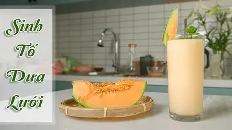 Hình ảnh Sinh tố dưa lưới