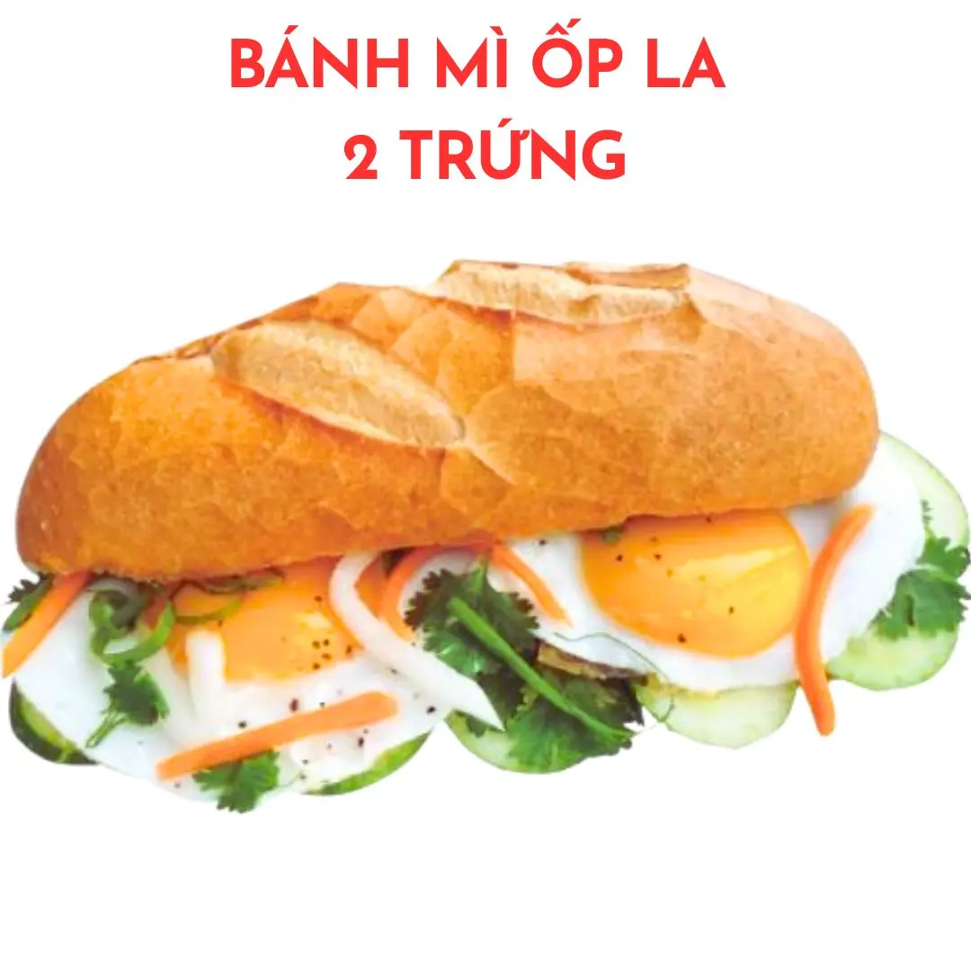 Hình ảnh Bánh mì Ốp la 2 trứng
