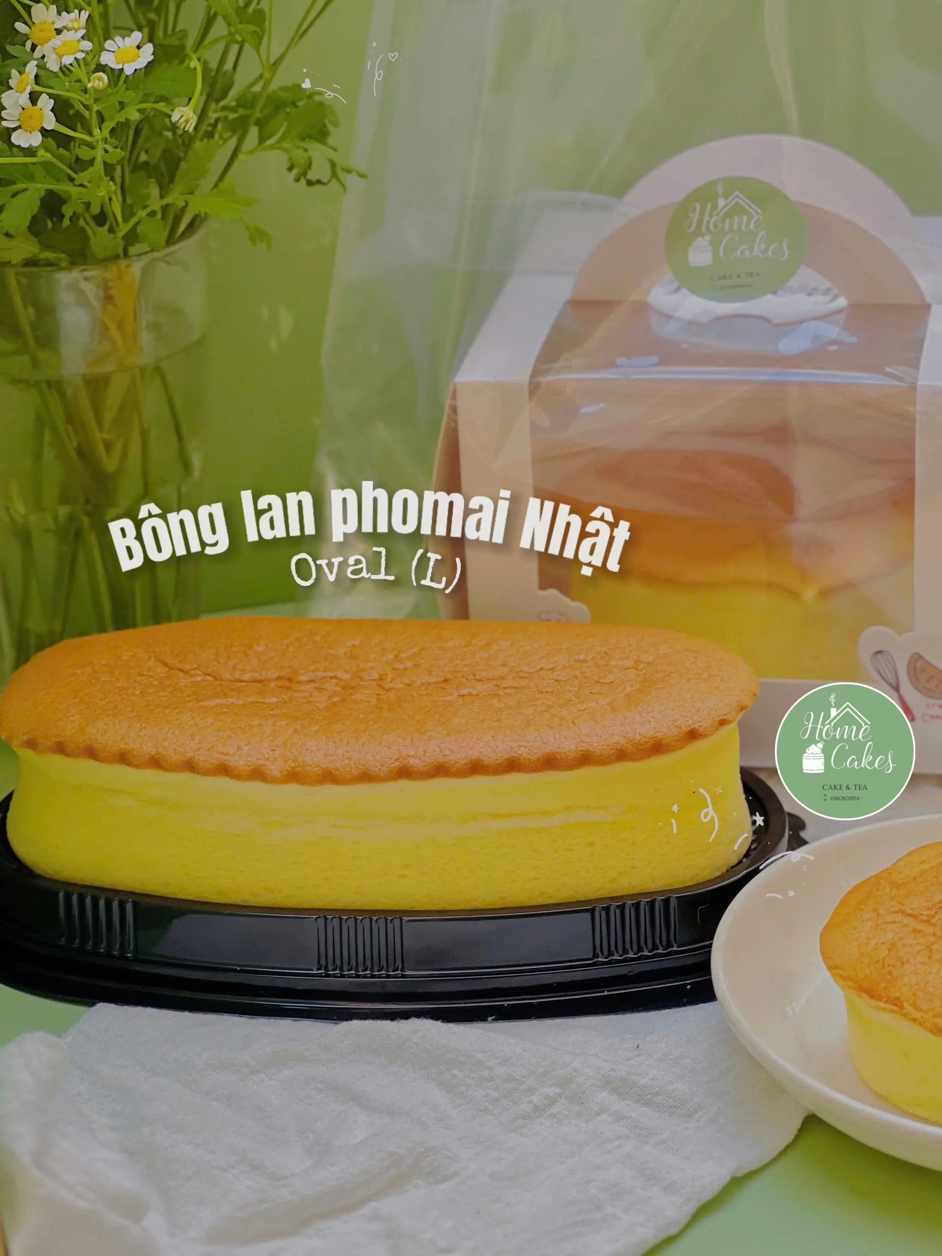 Hình ảnh Cheese Cakes oval Size Lớn