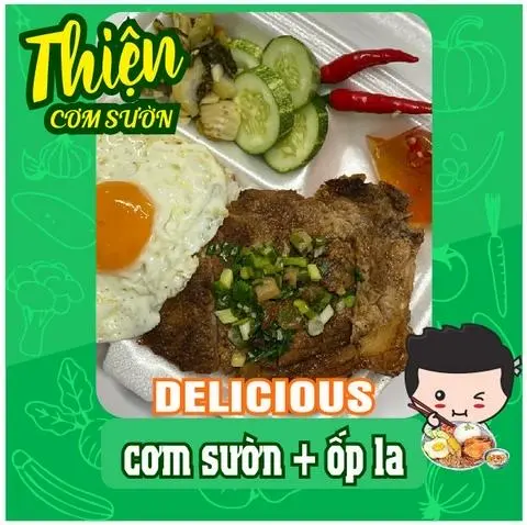 Hình ảnh Cơm sườn ốp la