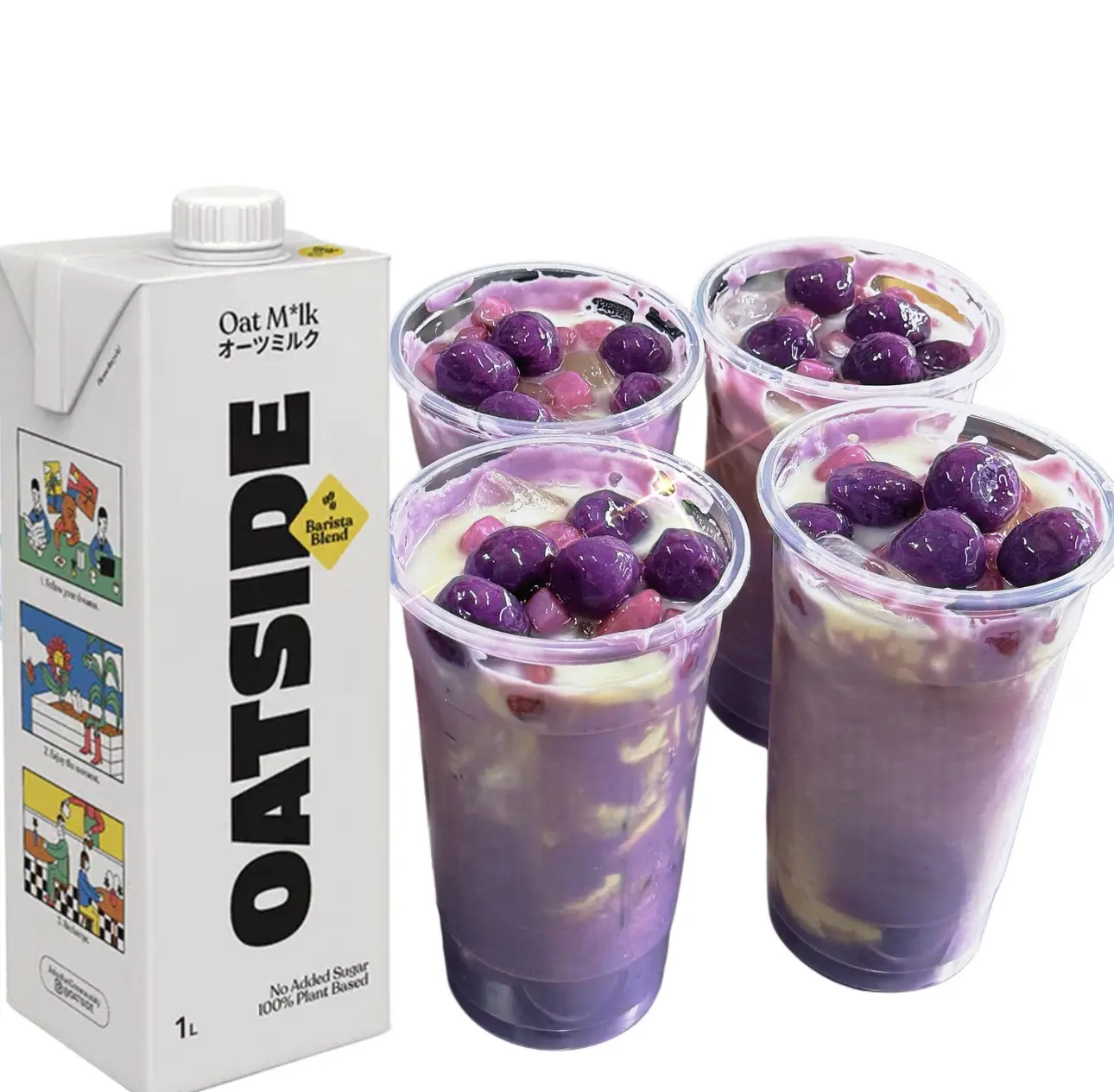 Hình ảnh Sữa Tươi Oatside Khoai Môn Tươi
