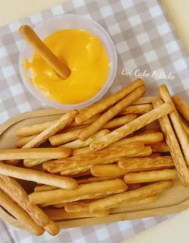 Hình ảnh Bánh Que chấm sốt Kem trứng 
